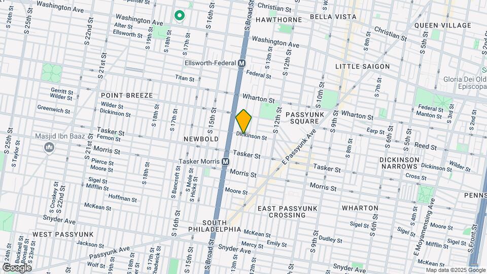 1322 Dickinson St Map and Location Details