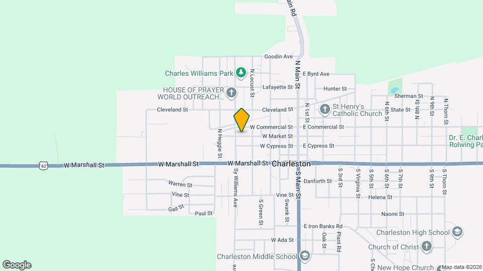 408 W Market St Map and Location Details