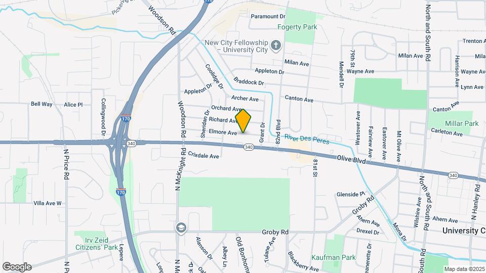 8334 Elmore Ave Map and Location Details