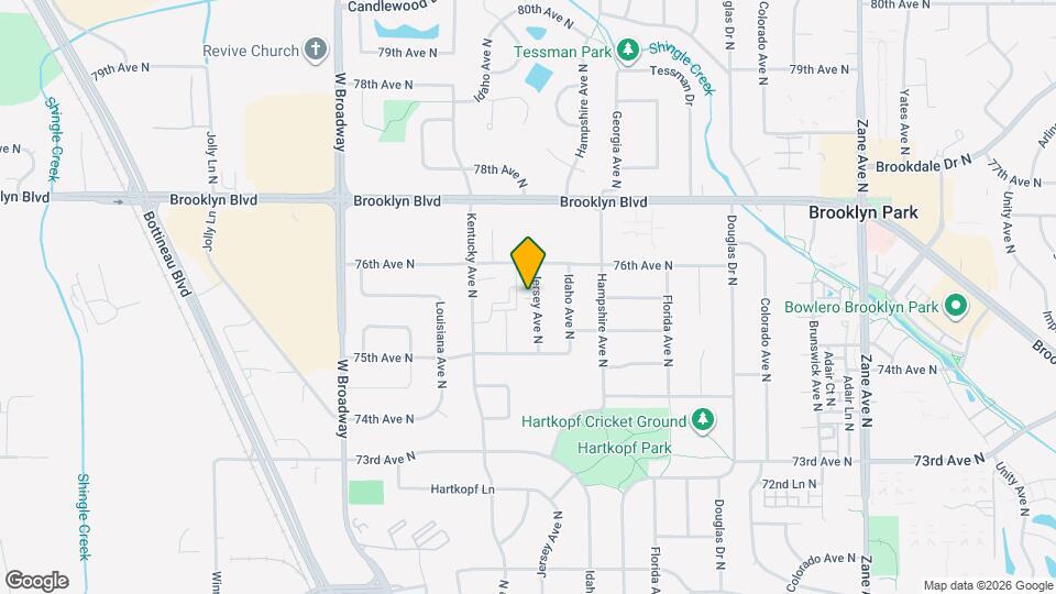 3017 Verndale Ave Map and Location Details