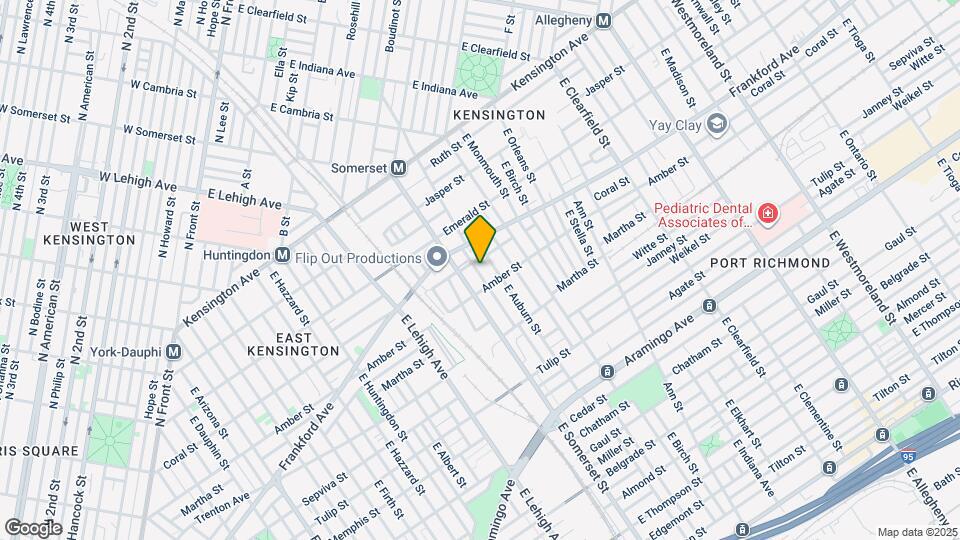 2057 E Rush St Map and Location Details