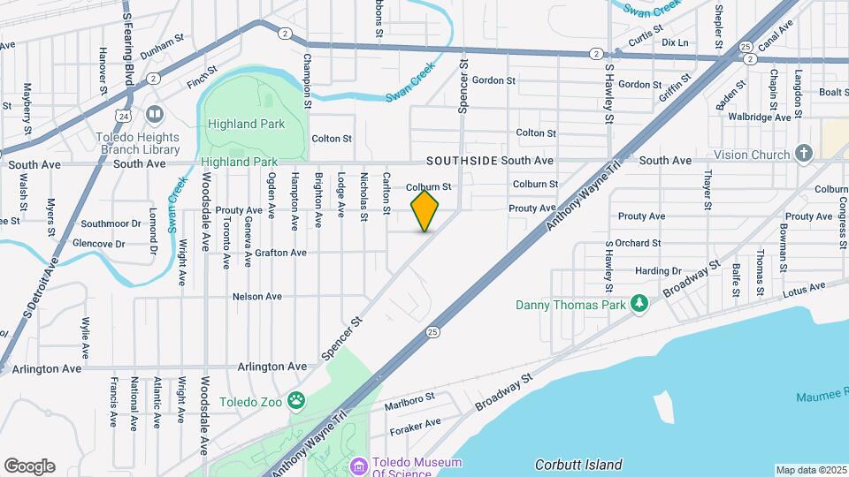 662 Spencer St Map and Location Details