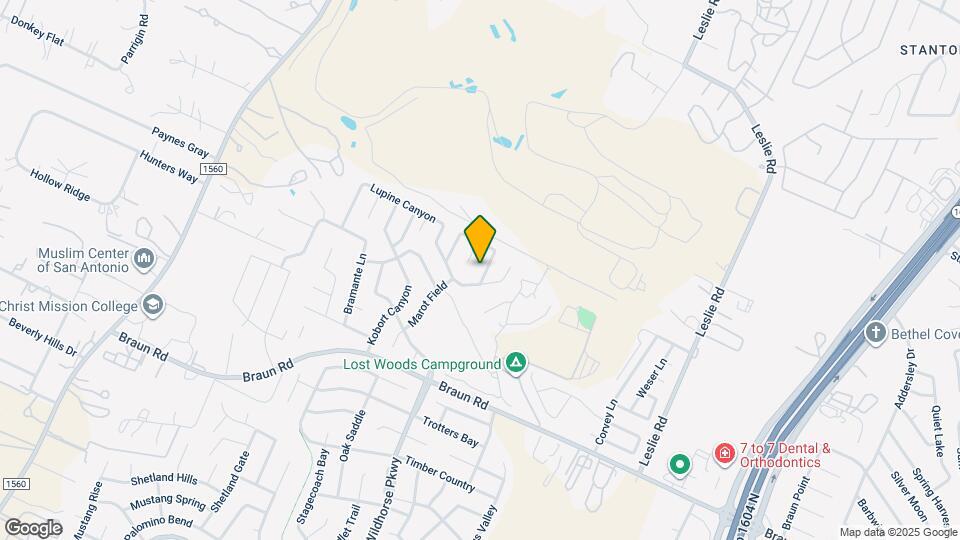 11015 Gilpin Canyon Map and Location Details