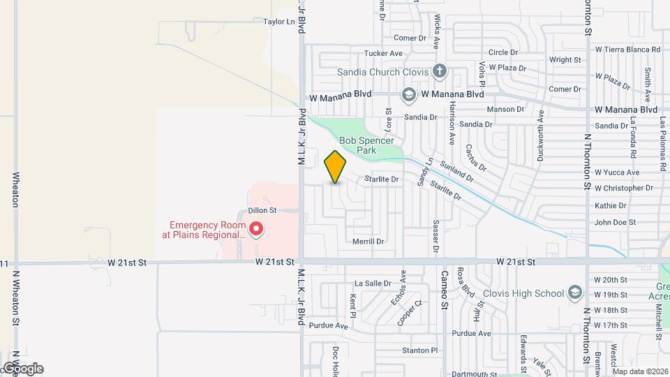 524 Merrill Dr Map and Location Details