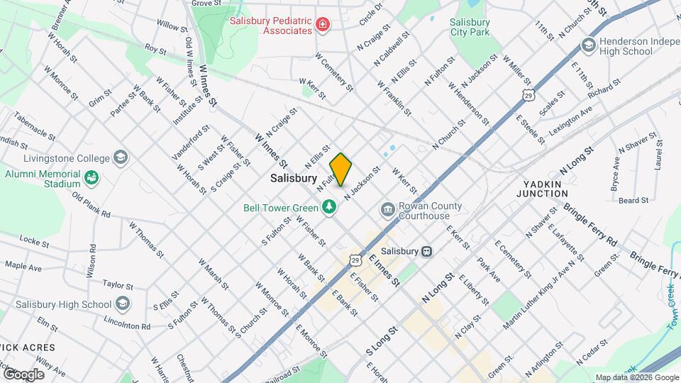 309 W Council St Map and Location Details