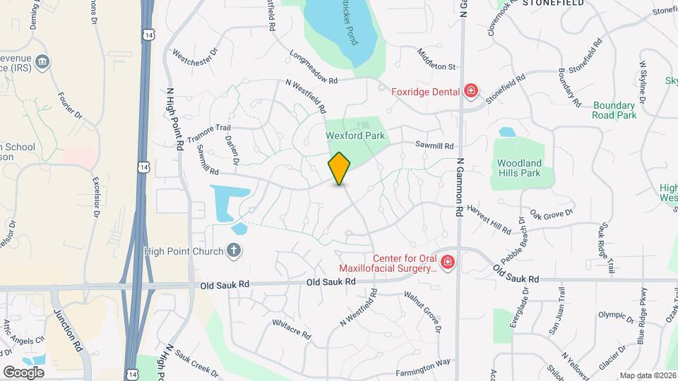 1014 N Westfield Rd Map and Location Details