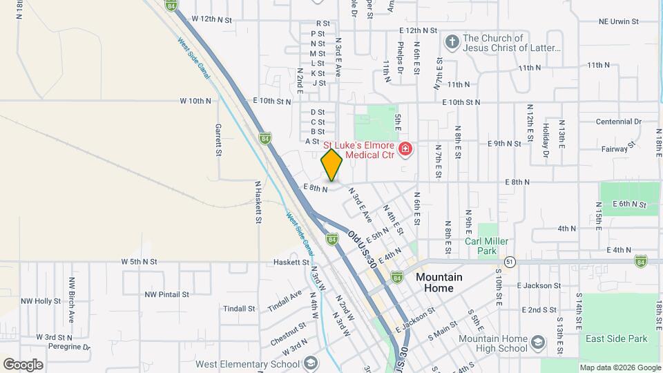 120 E 8th N Map and Location Details