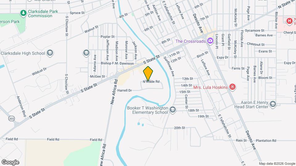 Arrington Estates of Clarksdale Map and Location Details