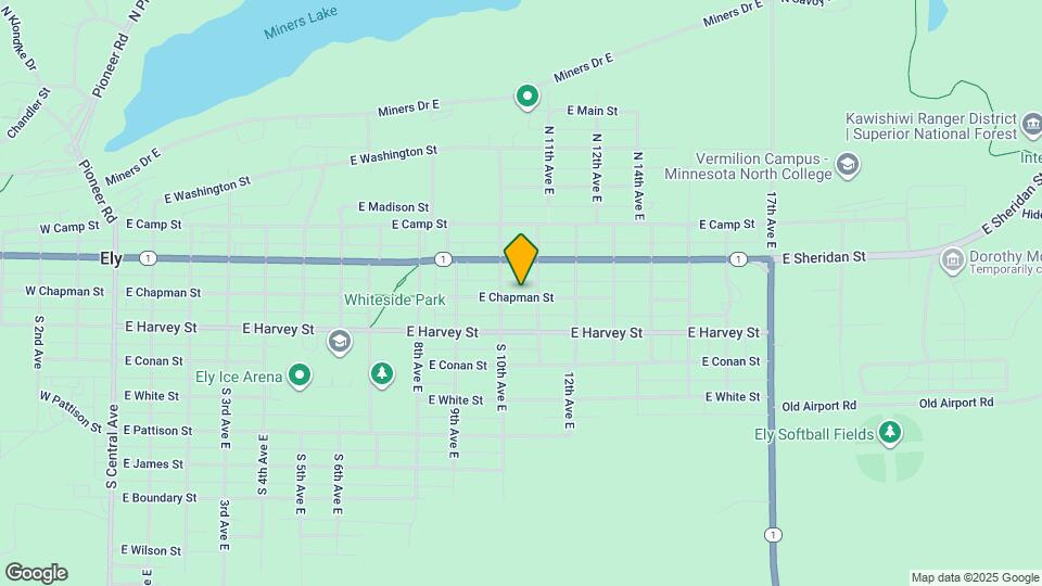 1027 E Chapman St Map and Location Details