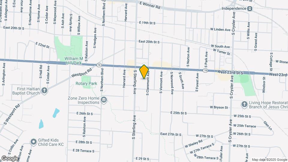 2320 S Claremont Ave Mapa y Detalles de la Ubicación