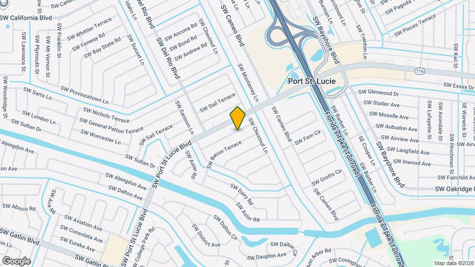 552 SW Badger Terrace Mapa y Detalles de la Ubicación