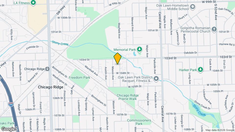 10326 Mayfield Ave Map and Location Details