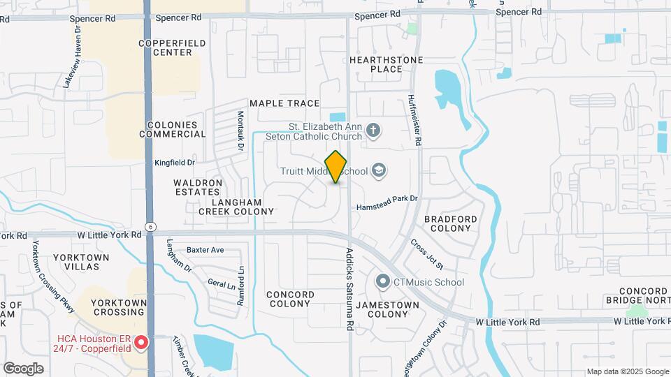 15035 Felgate Creek Dr Map and Location Details
