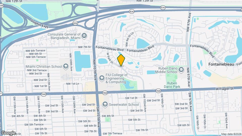 406 W Park Dr Map and Location Details