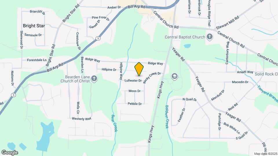 6139 Lullwater Dr Map and Location Details