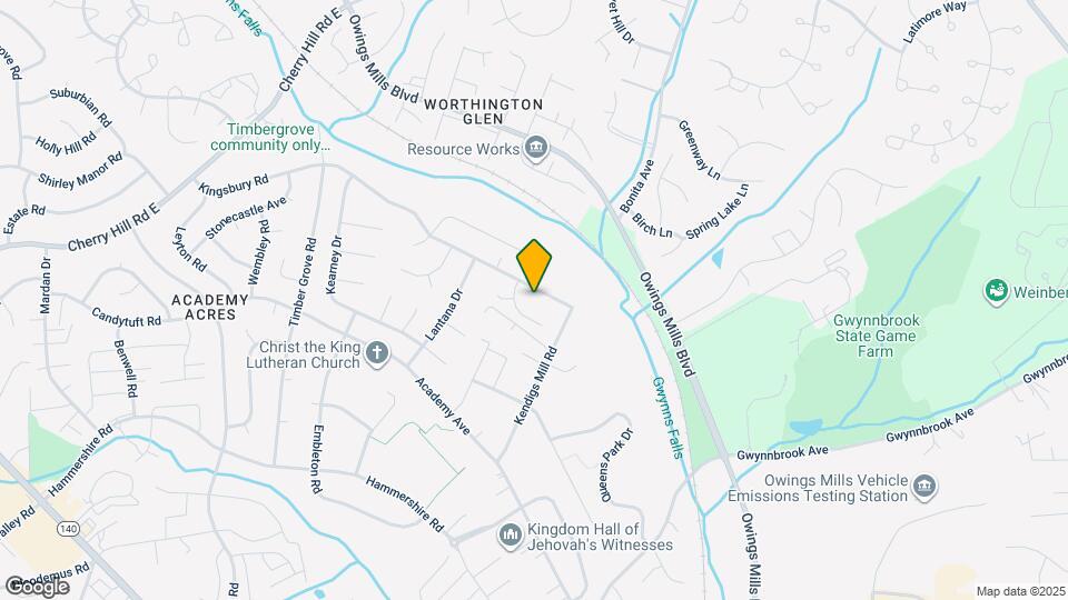 1320 Kingsbury Rd Map and Location Details