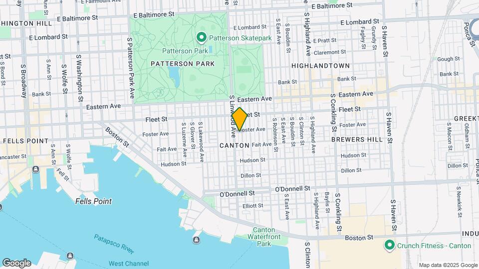 708 S Curley St Mapa y Detalles de la Ubicación