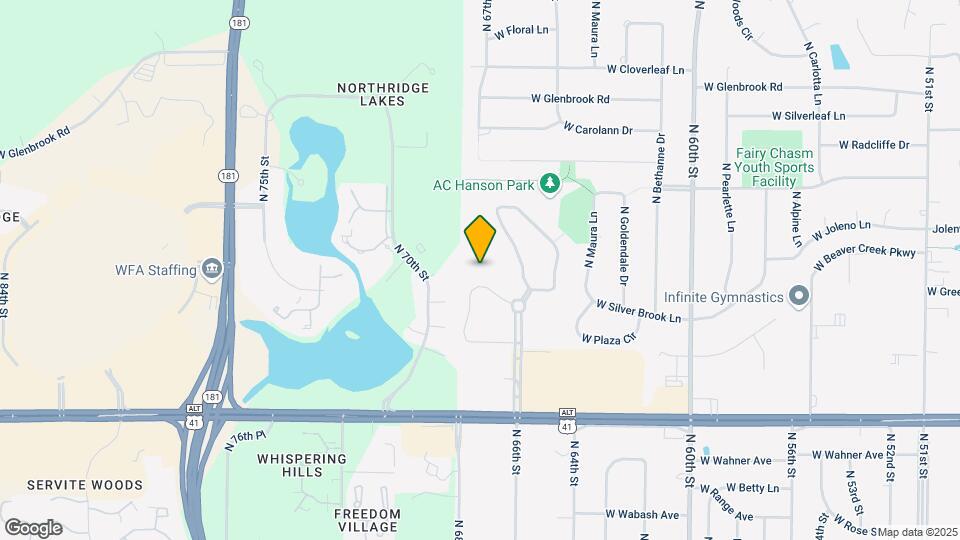 9038 N Park Plaza Ct Map and Location Details