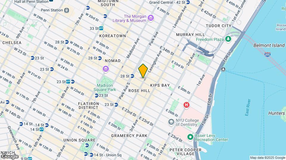 124 Lexington Ave Map and Location Details