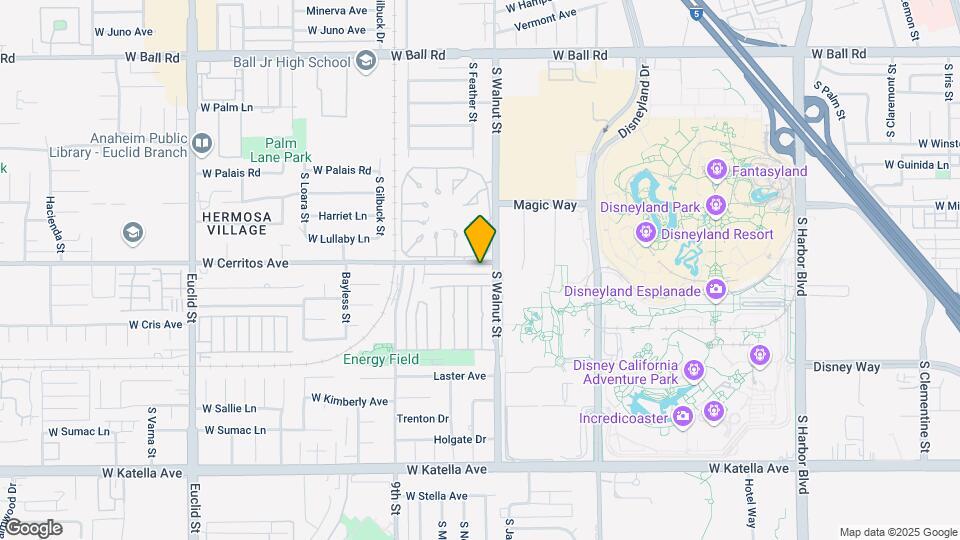 1214 w cerritos Map and Location Details