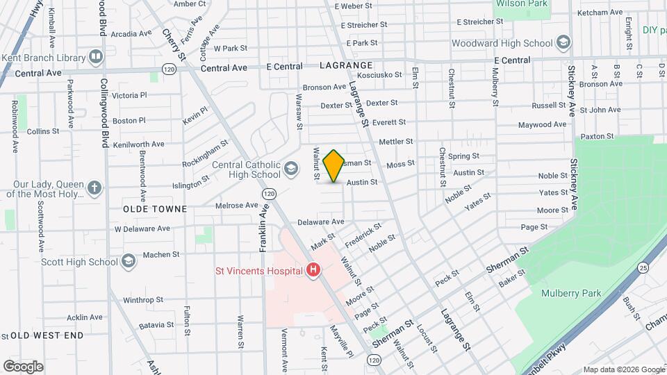 152 Austin St Map and Location Details