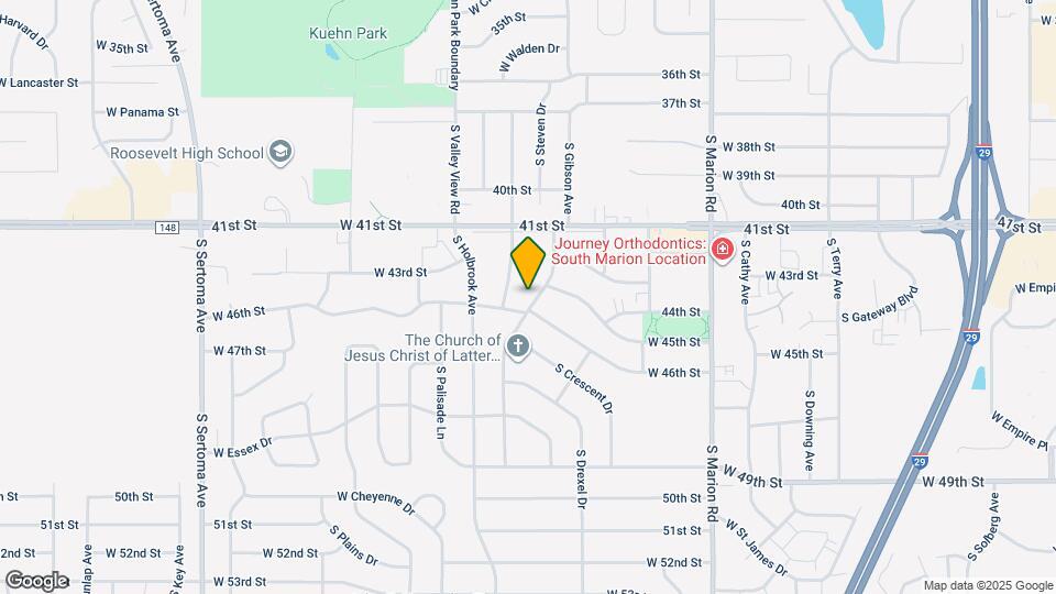 3705 S Fairhall Ave Map and Location Details