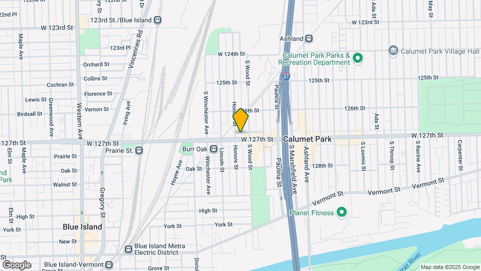 1812 W 127th St Mapa y Detalles de la Ubicación