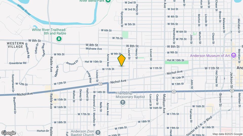 1051 Sycamore St Map and Location Details