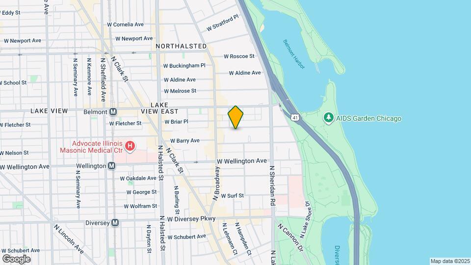 515 W Briar Pl Mapa y Detalles de la Ubicación