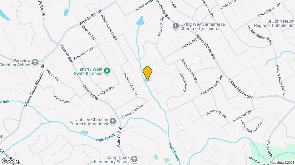 4566 Town Crier Rd SW Map and Location Details