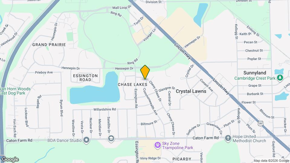 2617 Chevy Chase Dr Map and Location Details