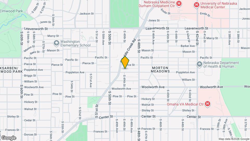 4848 Poppleton Ave Map and Location Details