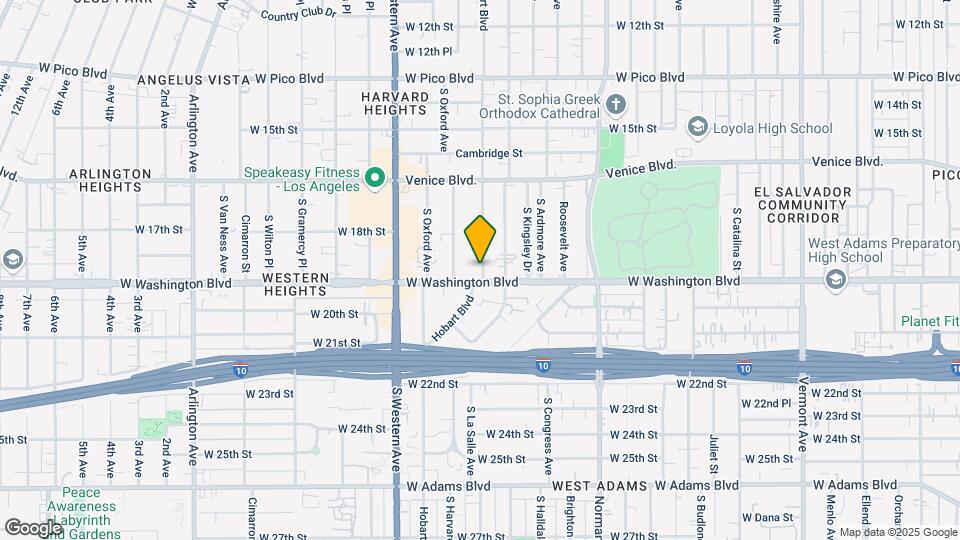 2071 W Washington Blvd Mapa y Detalles de la Ubicación