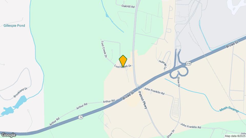 5650 Lost Creek Dr Map and Location Details