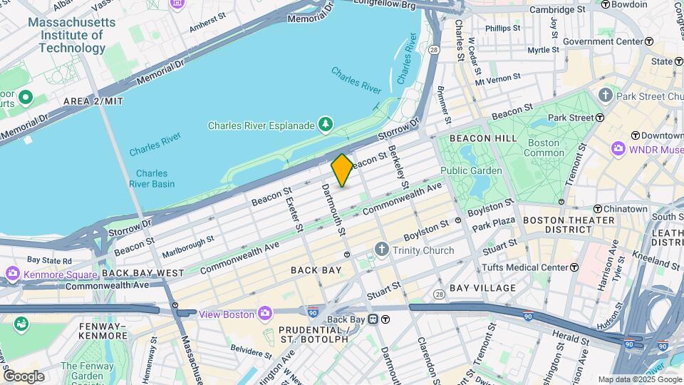 137 Marlborough St, Unit 1 Map and Location Details