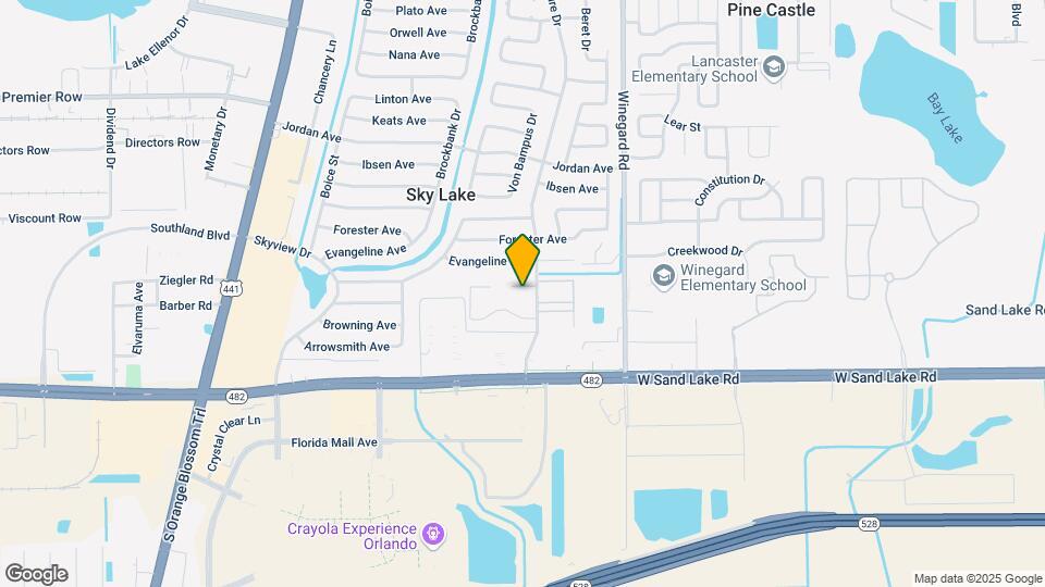 802 Sky Lake Cir Map and Location Details