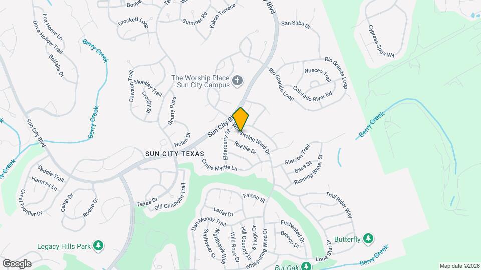 288 Whispering Wind Dr Map and Location Details