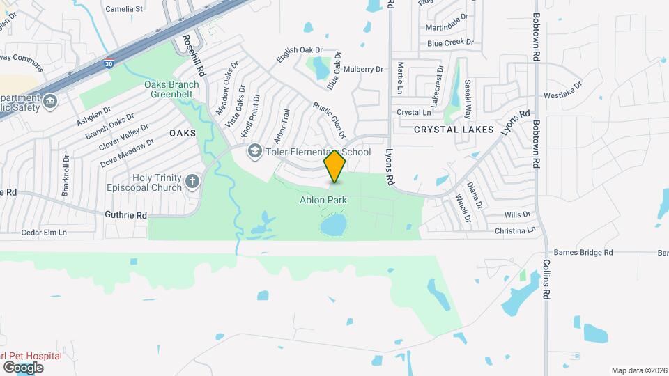 3821 Ablon Trail Map and Location Details