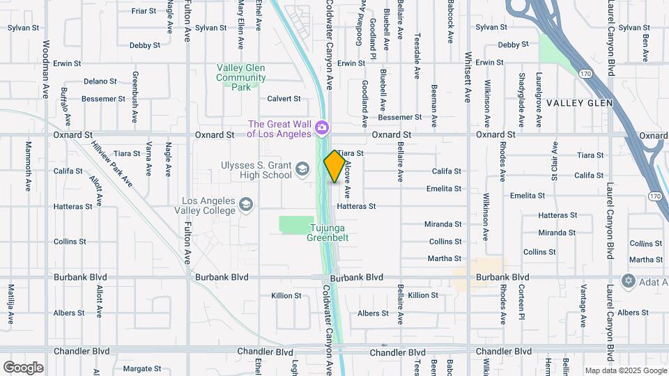 5830 Coldwater Canyon Ave Mapa y Detalles de la Ubicación