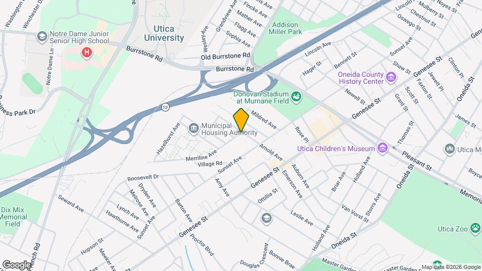 809 Arnold Ave Mapa y Detalles de la Ubicación
