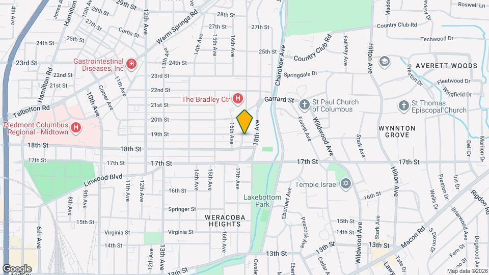 1820 17th Ave Map and Location Details