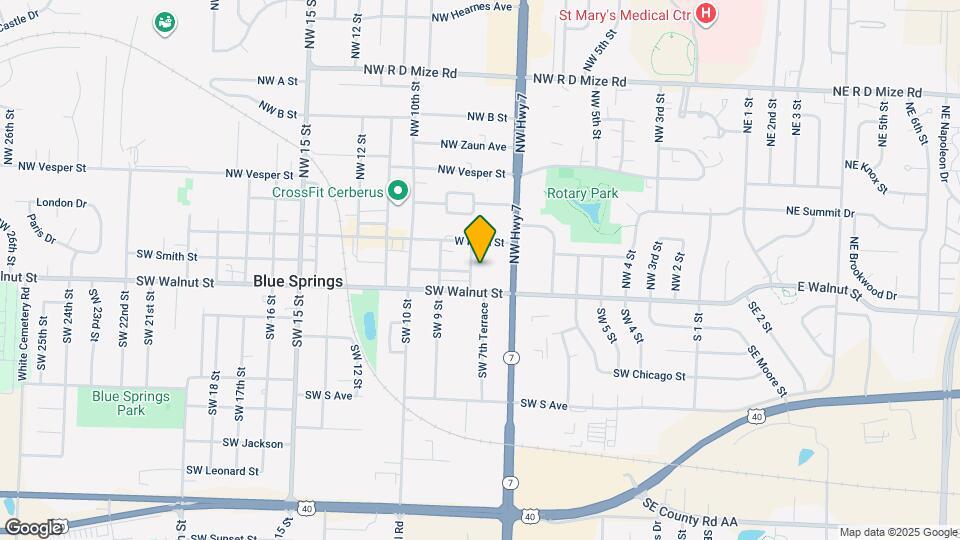 156 SW 8th St Map and Location Details