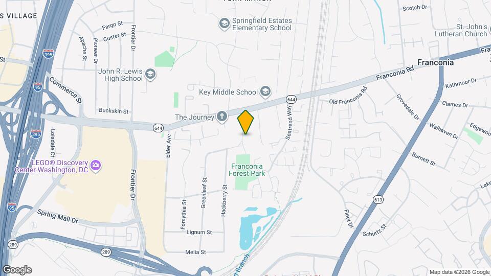 6421 Inwood Dr Map and Location Details