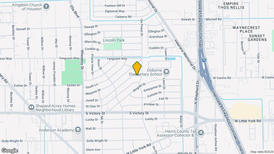8309 Williamsdell St Map and Location Details
