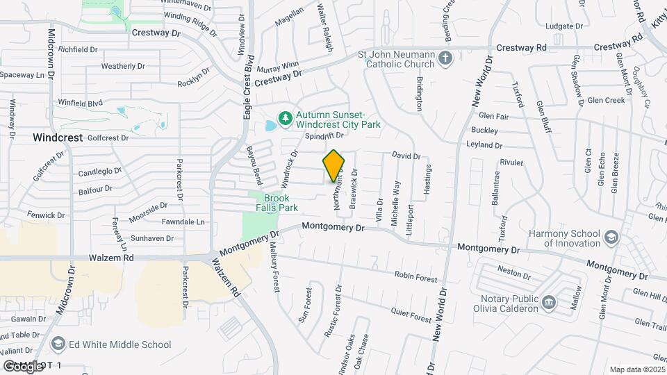 8455 Northmont Dr Map and Location Details