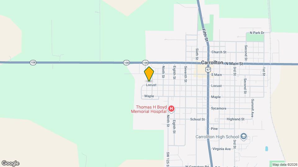 1008 Locust Map and Location Details