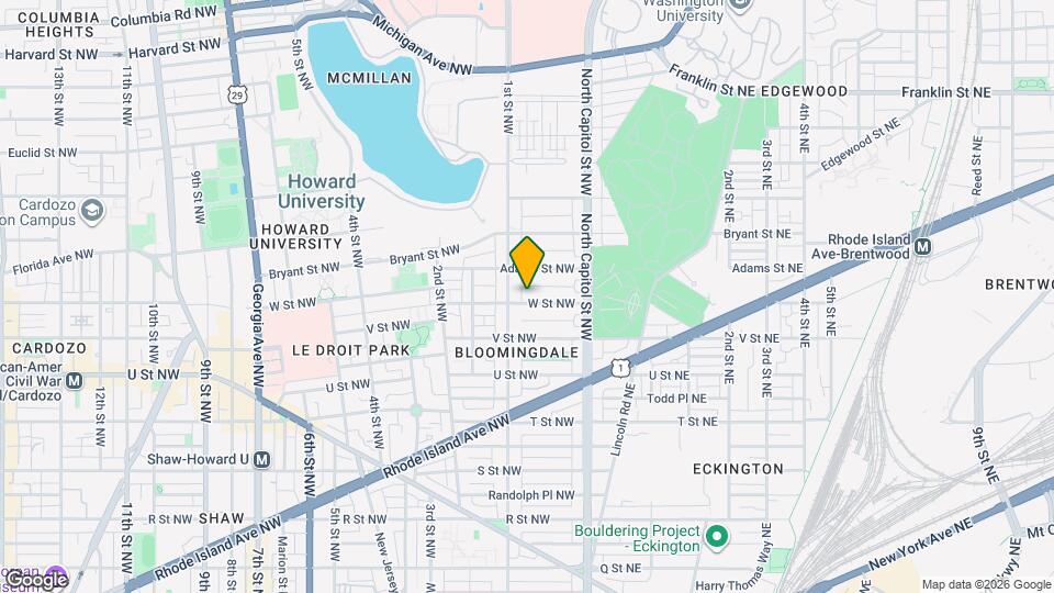 67 W St NW Map and Location Details