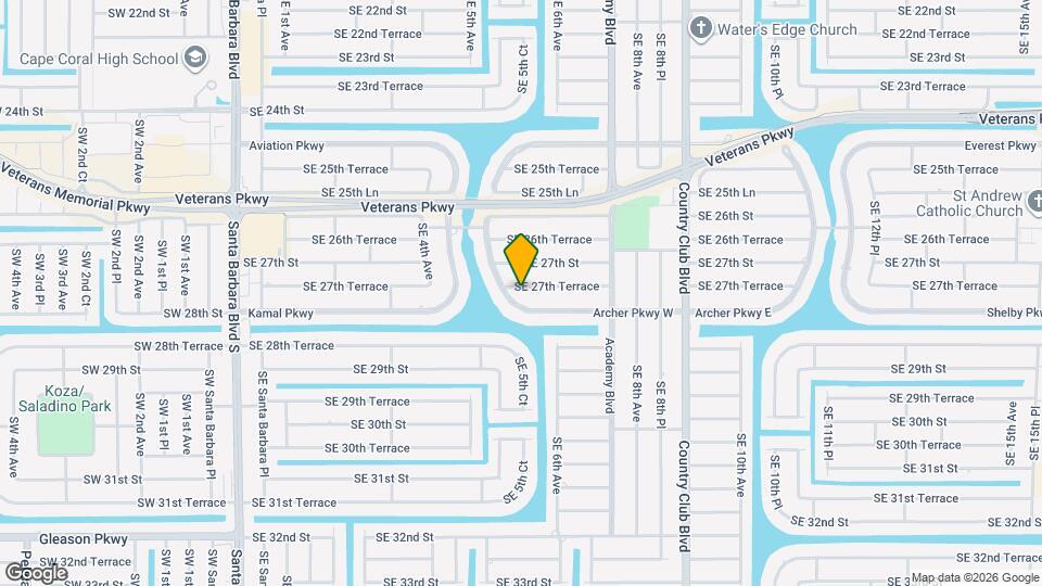 510 SE 27th Terrace Map and Location Details