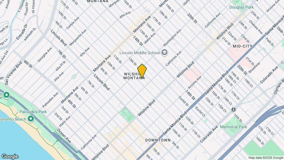 1037 11th St Map and Location Details