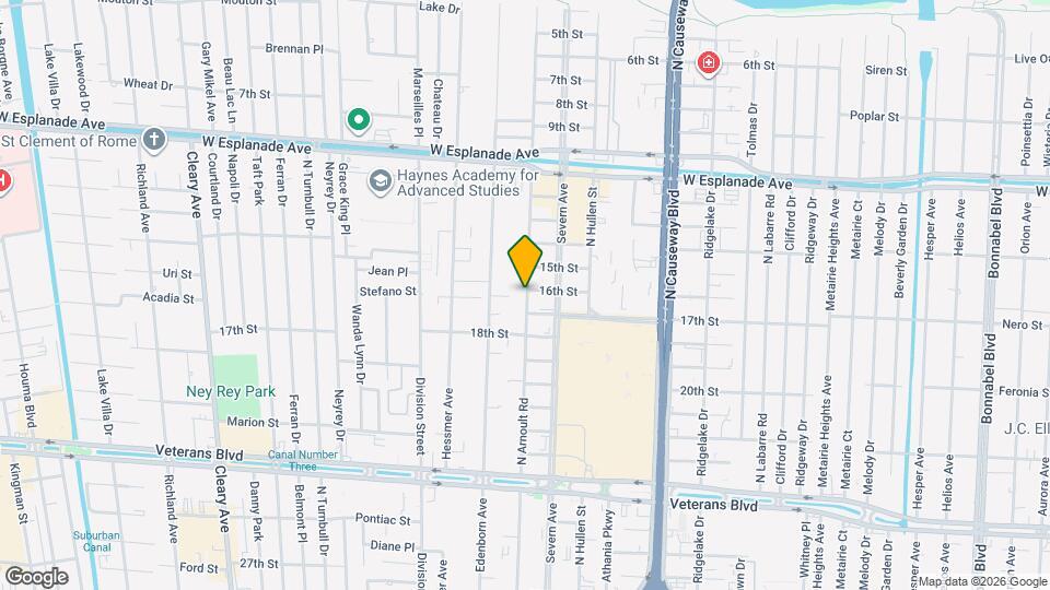 3320 N Arnoult Rd Mapa y Detalles de la Ubicación